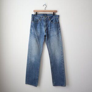 Levi's 505 Classic Straight Leg Jeans | 33x34
